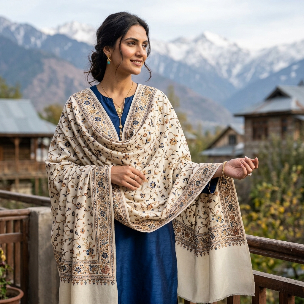Hand-woven Pashmina Stole 9999